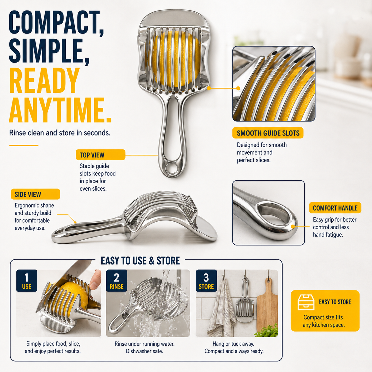 ๐
Kitchen Food Slicing Guide for Fruits & Vegetables ๐ช