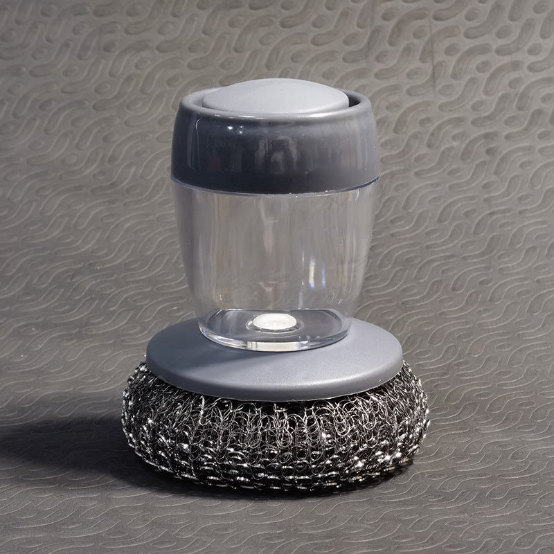 🧼Plastic Auto-Dispense Dish Brush- Multifunctional Pot Scrubber
