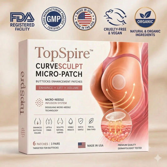 TopSpire™ CurveSculpt Micro-Patch ✦ Sculpt • Firm • Smooth Lower Body Curves ✦ Micro-Needle Infusion System