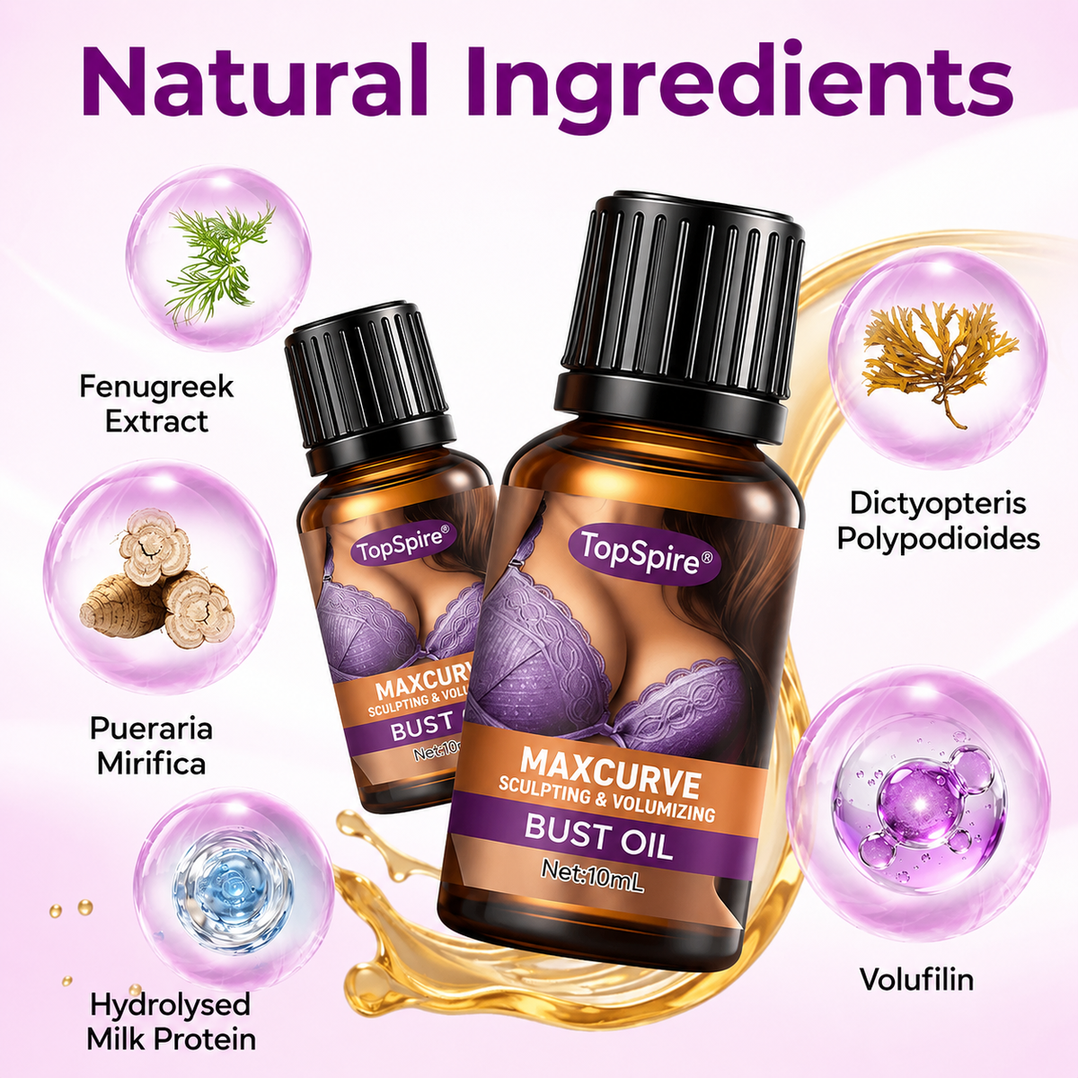 TopSpire® MaxCurve Sculpting & Volumizing Bust Oil