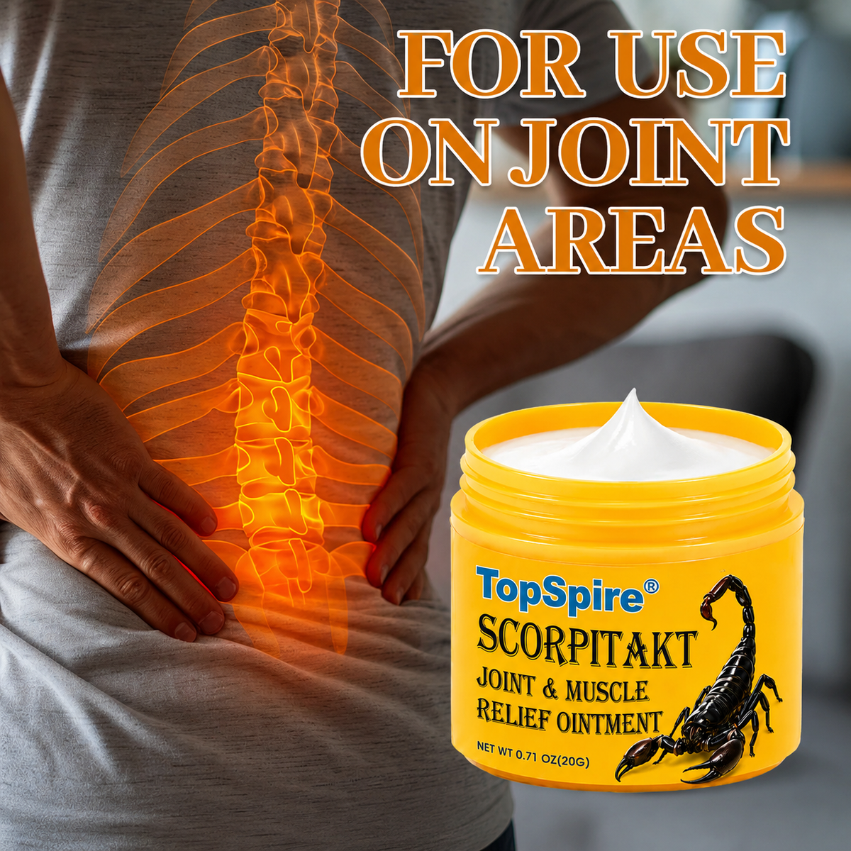TopSpire® ScorpiTakt Joint & Muscle Relief Ointment