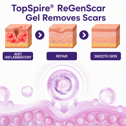 TopSpire® ReGenScar Stem Cell Scar Gel | Say goodbye to stubborn scars