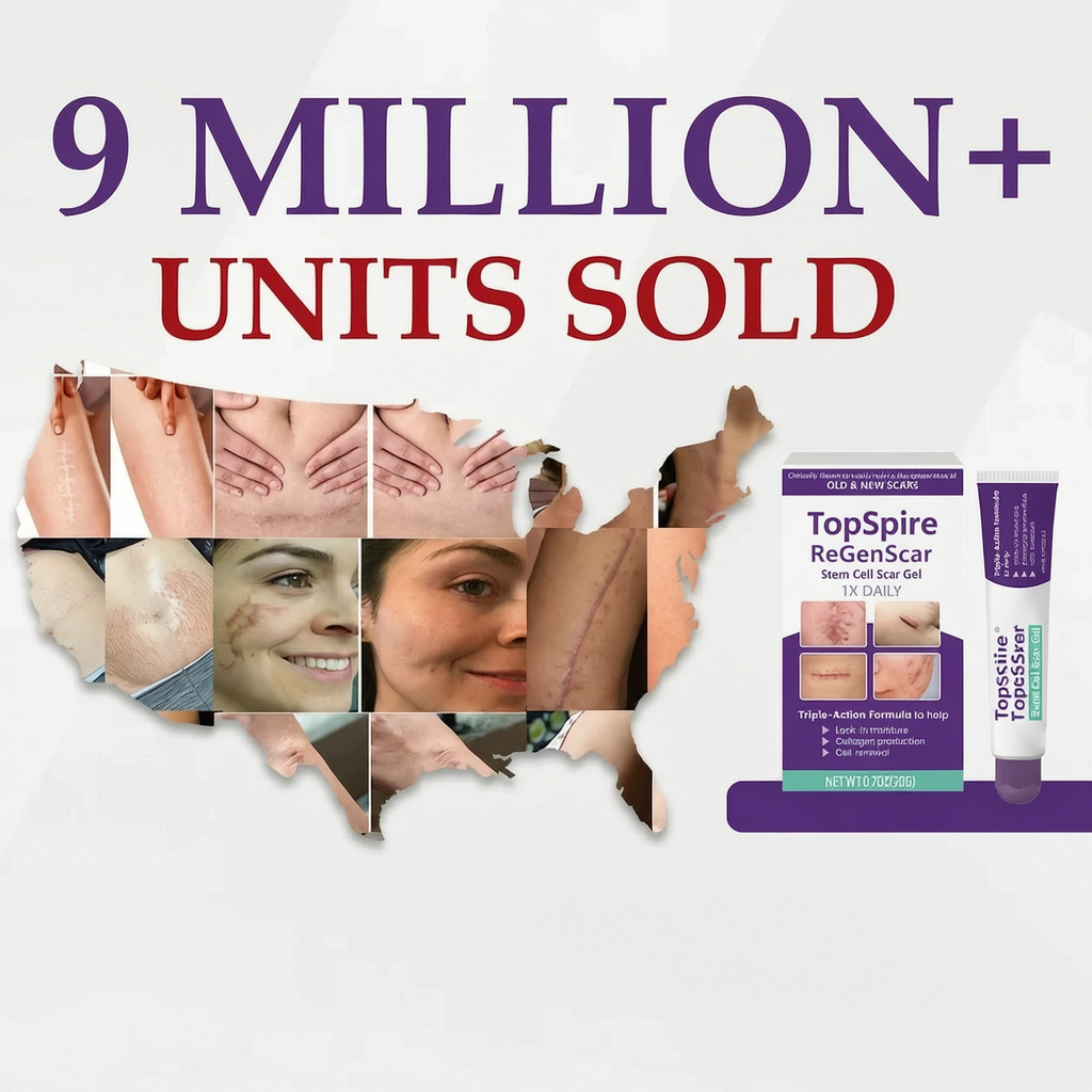 TopSpire® ReGenScar Stem Cell Scar Gel | Say goodbye to stubborn scars