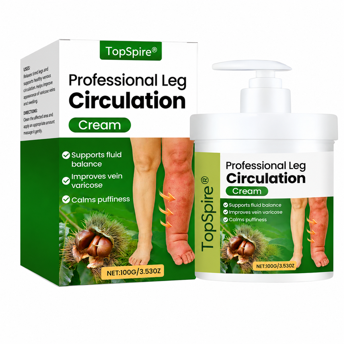 TopSpire® Professional Leg Circulation Cream