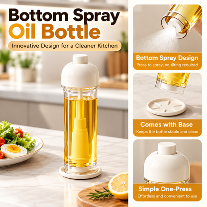 🔥Buy 1 Get 1 Free🍳Press Down Oil Sprayer Bottle For Cooking – Easy Spray Design For Even Oil Coverage