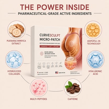 TopSpire™ CurveSculpt Micro-Patch ✦ Sculpt • Firm • Smooth Lower Body Curves ✦ Micro-Needle Infusion System