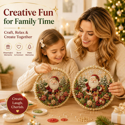 🔥Last Day 50% OFF - 🌸🌻🍂🎄 Four Seasons & Holiday Pearl Art Hanging Wreath Kit ✨