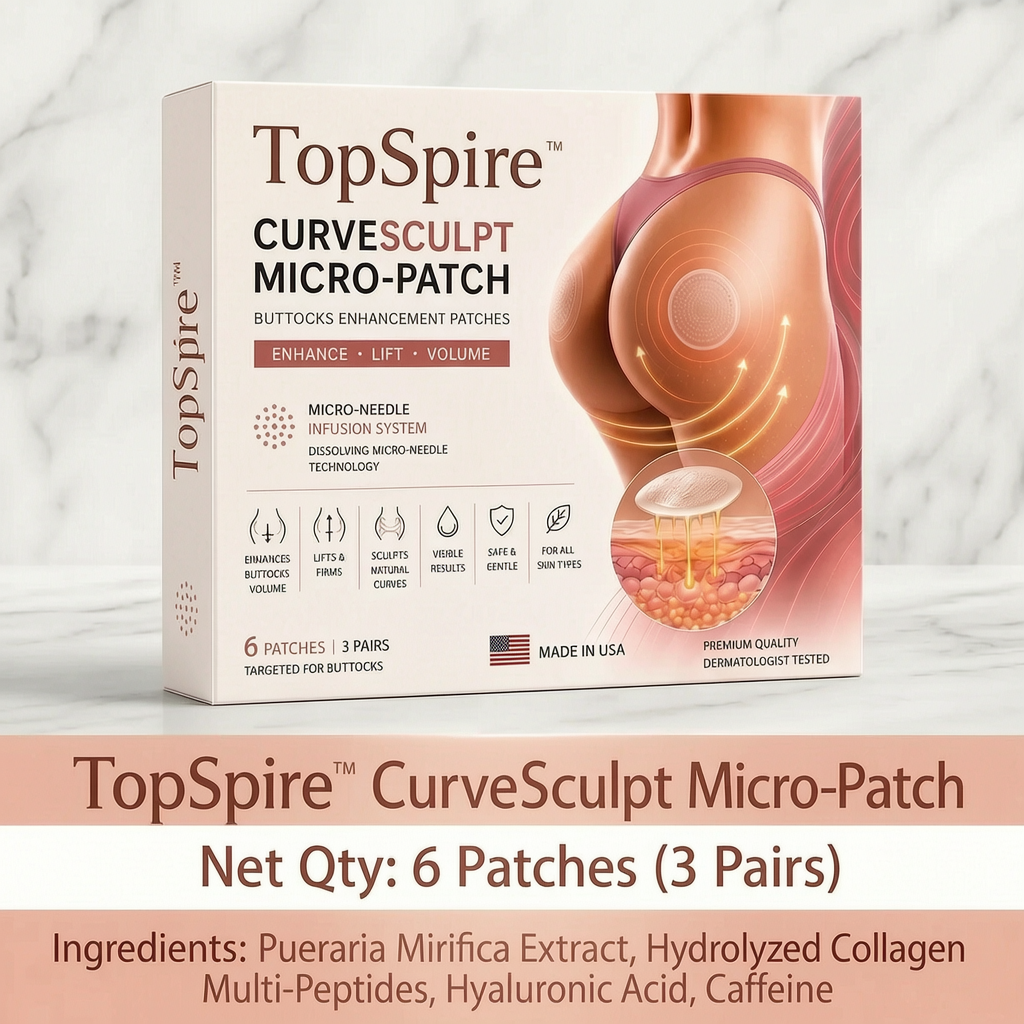 TopSpire™ CurveSculpt Micro-Patch ✦ Sculpt • Firm • Smooth Lower Body Curves ✦ Micro-Needle Infusion System