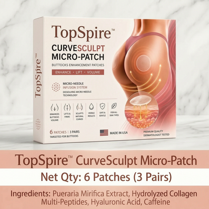 TopSpire™ CurveSculpt Micro-Patch ✦ Sculpt • Firm • Smooth Lower Body Curves ✦ Micro-Needle Infusion System
