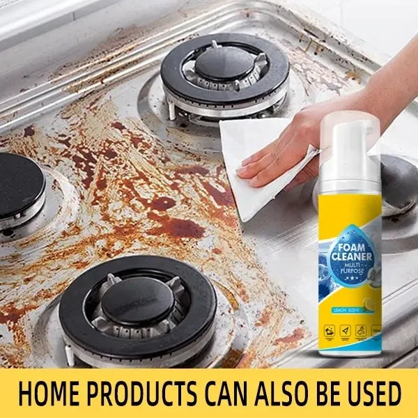 Enzyme-Powered Multi-Surface Foam Cleaner – Deep Clean Stains, Grease & Odors Fast
