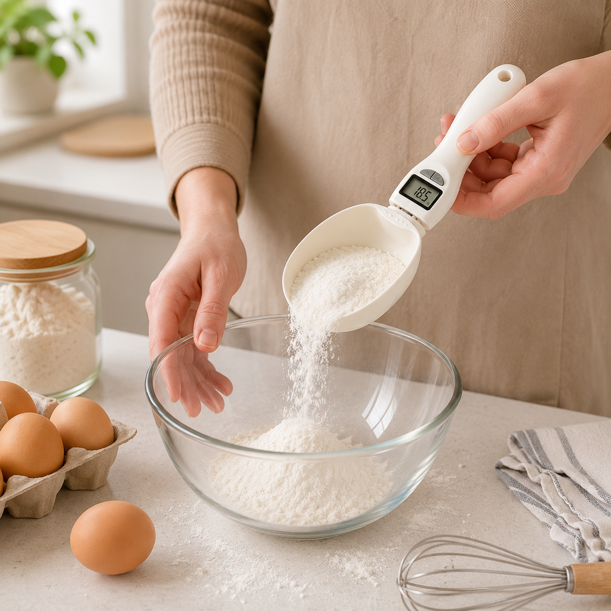 ✨ Digital Measuring Scoop Scale – Smarter Kitchen Prep