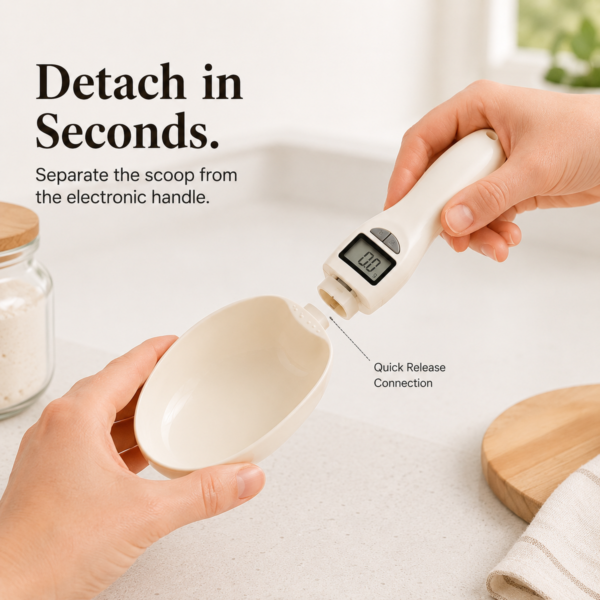✨ Digital Measuring Scoop Scale – Smarter Kitchen Prep