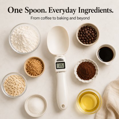 ✨ Digital Measuring Scoop Scale – Smarter Kitchen Prep