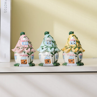 ✨Ceramic Fairy Cottage Desk Light