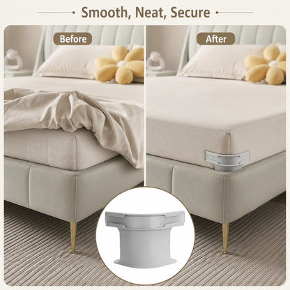 🔥😴Secure Fit Sheet Holders – Wrinkle-Free. Slip-Free Bed