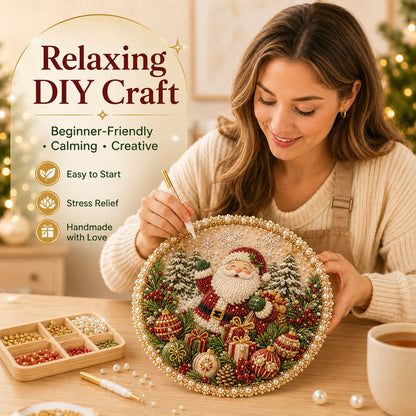 🔥Last Day 50% OFF - 🌸🌻🍂🎄 Four Seasons & Holiday Pearl Art Hanging Wreath Kit ✨