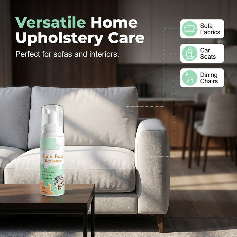 ⏳Time-Limited Special⏰Waterless Carpet Cleaning Foam – Instant stain lift, no wet mess. Advanced micro‑foam penetrates deep – just foam & wipe! 🏠💨