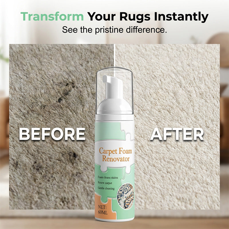 ⏳Time-Limited Special⏰Waterless Carpet Cleaning Foam – Instant stain lift, no wet mess. Advanced micro‑foam penetrates deep – just foam & wipe! 🏠💨