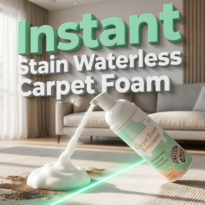 ⏳Time-Limited Special⏰Waterless Carpet Cleaning Foam – Instant stain lift, no wet mess. Advanced micro‑foam penetrates deep – just foam & wipe! 🏠💨
