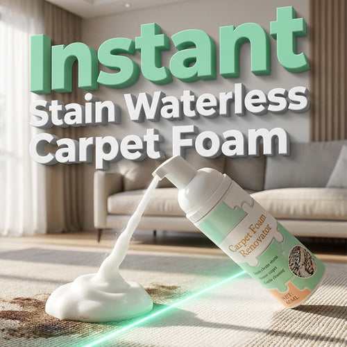 ⏳Time-Limited Special⏰Waterless Carpet Cleaning Foam – Instant stain lift, no wet mess. Advanced micro‑foam penetrates deep – just foam & wipe! 🏠💨